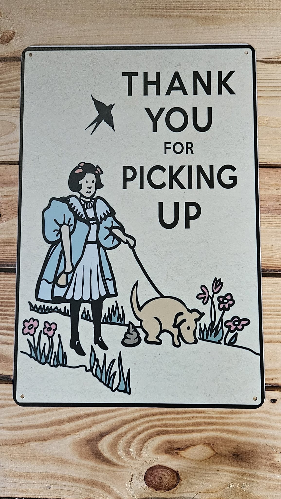 Metal sign